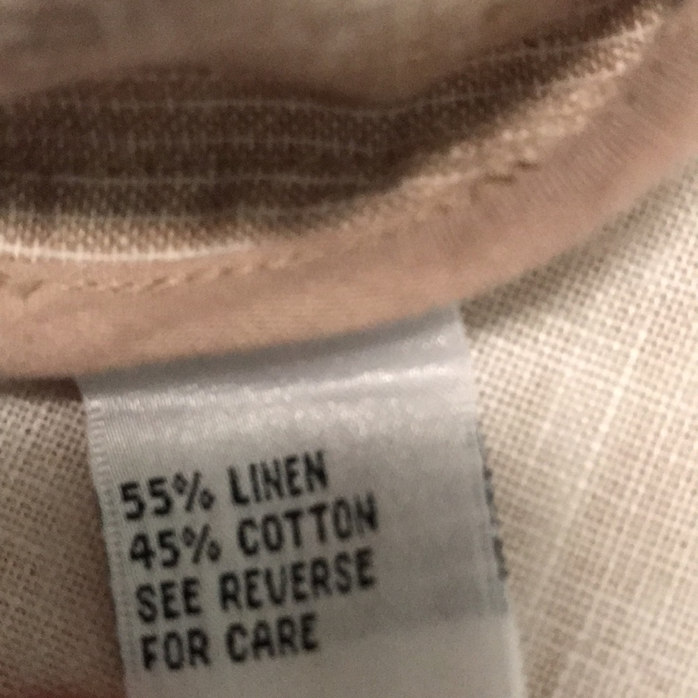 Talbots Petites cotton and linen blazer. - Picture 5 of 5